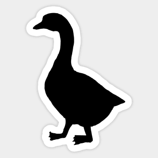 Goose Silhouette Sticker